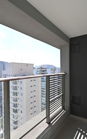 Studio para alugar com 26m², 1 quarto e 1 vagaVaranda