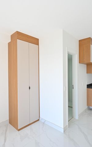 Studio para alugar com 26m², 1 quarto e 1 vagaSala/Quarto