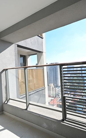 Studio para alugar com 26m², 1 quarto e 1 vagaVaranda