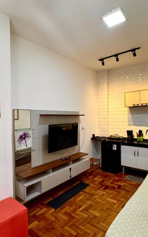 Apartamento para alugar com 24m², 1 quarto e sem vaga