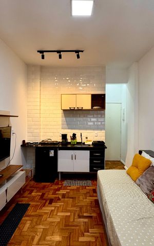 Apartamento para alugar com 24m², 1 quarto e sem vaga