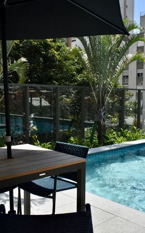 Studio para alugar com 25m², 1 quarto e sem vagaÁrea comum - Piscina