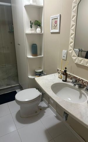 Apartamento à venda com 89m², 2 quartos e 1 vaga Apartamento à venda com 89m², 2 quartos e 1 vagaBanheiro