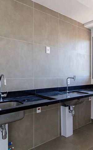 Apartamento à venda com 120m², 3 quartos e 2 vagas Apartamento à venda com 120m², 3 quartos e 2 vagasCozinha Americana