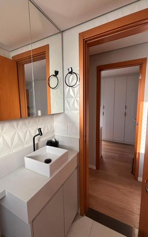 Apartamento para alugar com 45m², 2 quartos e 1 vaga Apartamento para alugar com 45m², 2 quartos e 1 vagaBanheiro
