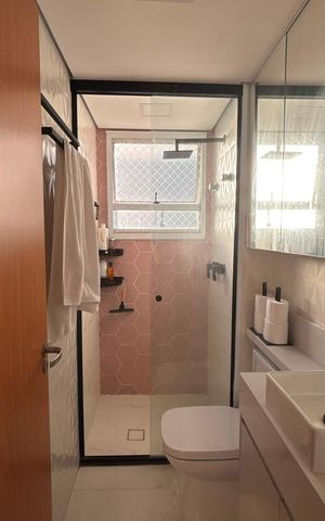 Apartamento para alugar com 45m², 2 quartos e 1 vaga Apartamento para alugar com 45m², 2 quartos e 1 vagaBanheiro