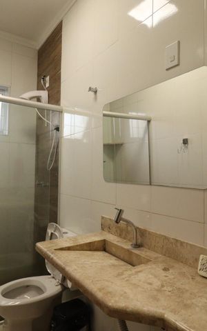 Casa para alugar com 130m², 3 quartos e 3 vagas Casa para alugar com 130m², 3 quartos e 3 vagasBanheiro da Suíte