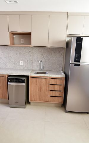 Apartamento à venda com 44m², 1 quarto e 1 vagaCozinha