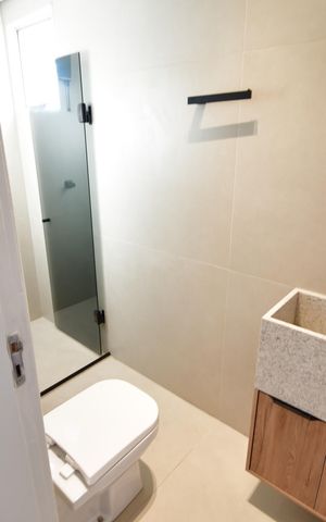 Apartamento à venda com 44m², 1 quarto e 1 vagaBanheiro