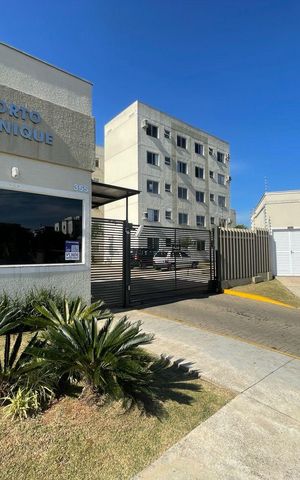 Apartamento à venda com 45m², 2 quartos e 1 vagaFachada com a Placa instalada em 25/06/2026 com o código XETH-135