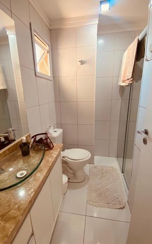 Apartamento para alugar com 68m², 3 quartos e 2 vagas Apartamento para alugar com 68m², 3 quartos e 2 vagasBanheiro