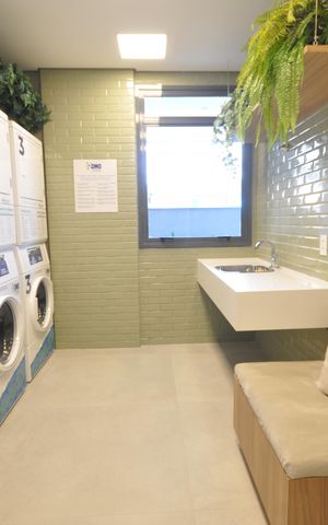 Studio à venda com 27m², 1 quarto e sem vagaLavanderia