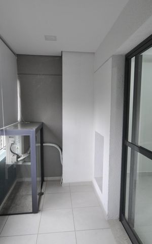 Studio à venda com 27m², 1 quarto e sem vagaSacada do Quarto/Sala