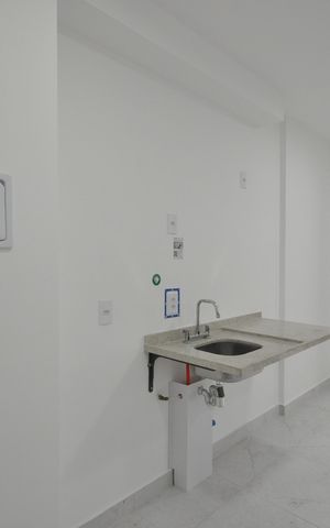 Studio à venda com 27m², 1 quarto e sem vagaCozinha