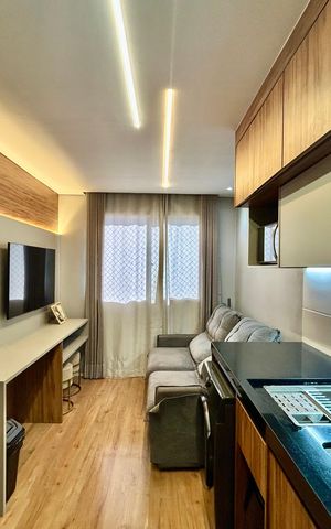 Apartamento à venda com 24m², 1 quarto e sem vaga Apartamento à venda com 24m², 1 quarto e sem vagaSala/Cozinha