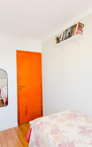 Apartamento à venda com 64m², 3 quartos e 1 vagaQuarto 1