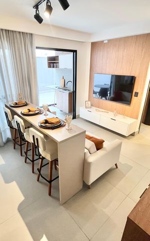 Apartamento à venda com 62m², 1 quarto e 1 vaga Apartamento à venda com 62m², 1 quarto e 1 vagaSala/Cozinha