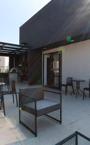 Studio à venda com 39m², 1 quarto e 1 vaga Studio à venda com 39m², 1 quarto e 1 vagaÁrea comum - Churrasqueira