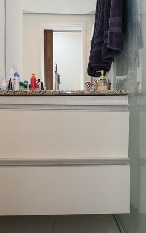 Apartamento à venda com 64m², 2 quartos e 1 vagaBanheiro Suíte 