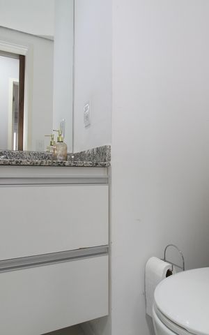 Apartamento à venda com 64m², 2 quartos e 1 vagaBanheiro Social
