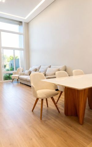Casa de condomínio para alugar com 130m², 3 quartos e 2 vagas Casa de condomínio para alugar com 130m², 3 quartos e 2 vagasSala