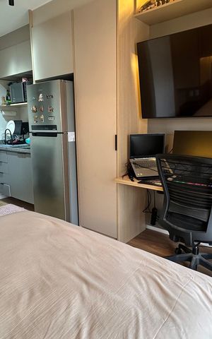 Studio à venda com 25m², 1 quarto e sem vaga