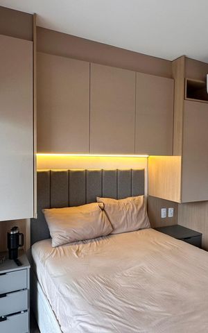 Studio à venda com 25m², 1 quarto e sem vaga