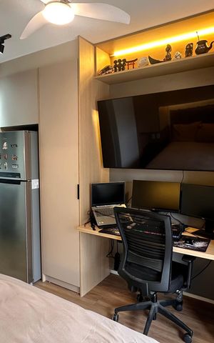 Studio à venda com 25m², 1 quarto e sem vaga