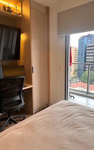 Studio à venda com 25m², 1 quarto e sem vaga