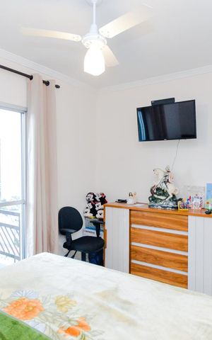 Apartamento à venda com 83m², 3 quartos e 1 vagaQuarto 2