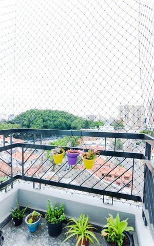 Apartamento à venda com 83m², 3 quartos e 1 vagaVaranda do Quarto 2