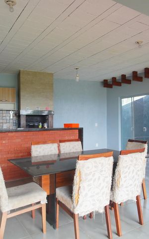 Casa à venda com 120m², 3 quartos e 2 vagasÁrea gourmet