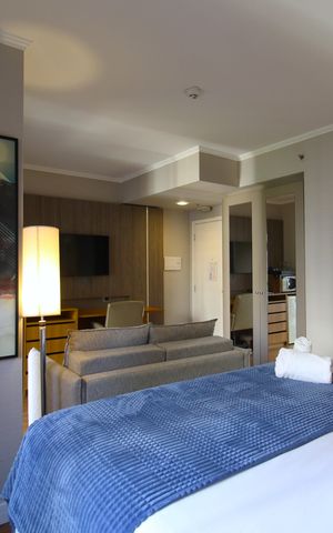 Studio para alugar com 36m², 1 quarto e 1 vagaSala/Quarto