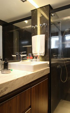 Apartamento à venda com 142m², 1 quarto e 1 vagaBanheiro da Suíte