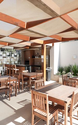 Apartamento à venda com 36m², 2 quartos e sem vagaChurrasqueira
