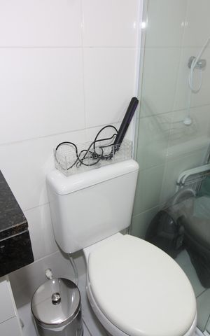 Casa de condomínio à venda com 65m², 2 quartos e 1 vagaBanheiro da Suíte 1
