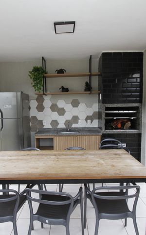 Apartamento à venda com 67m², 3 quartos e 2 vagasÁrea comum - Churrasqueira