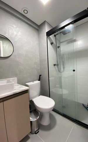 Apartamento para alugar com 26m², 1 quarto e sem vaga Apartamento para alugar com 26m², 1 quarto e sem vagaBanheiro