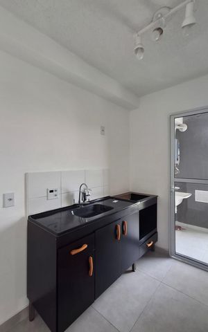 Apartamento para alugar com 34m², 1 quarto e sem vaga