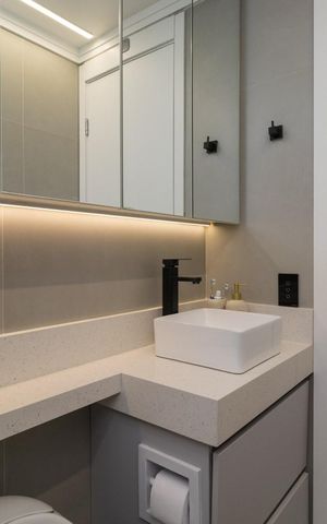 Apartamento à venda com 38m², 1 quarto e 1 vaga Apartamento à venda com 38m², 1 quarto e 1 vagaBanheiro