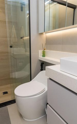 Apartamento à venda com 38m², 1 quarto e 1 vaga Apartamento à venda com 38m², 1 quarto e 1 vagaBanheiro