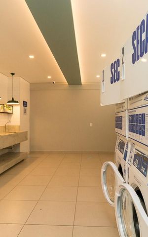 Apartamento à venda com 38m², 1 quarto e 1 vaga Apartamento à venda com 38m², 1 quarto e 1 vagaLavanderia