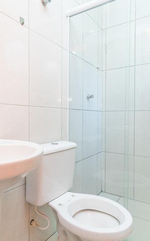 Casa de condomínio à venda com 121m², 2 quartos e 1 vaga Casa de condomínio à venda com 121m², 2 quartos e 1 vagaBanheiro da Suíte 1