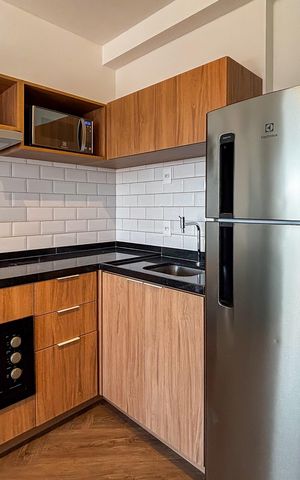 Apartamento para alugar com 42m², 1 quarto e 1 vaga