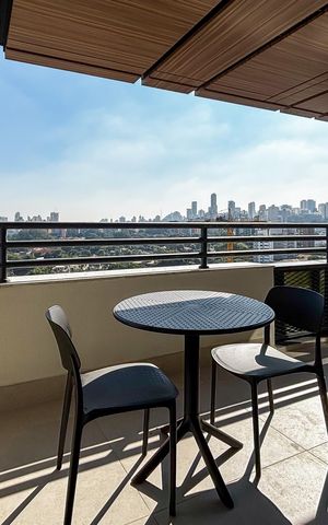 Apartamento para alugar com 42m², 1 quarto e 1 vaga
