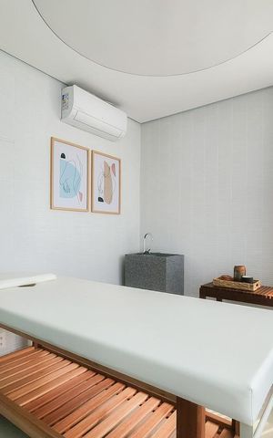 Apartamento à venda com 32m², 1 quarto e sem vaga Apartamento à venda com 32m², 1 quarto e sem vagaÁrea comum - Sala de Massagem