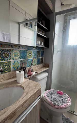 Apartamento para alugar com 54m², 2 quartos e 1 vaga Apartamento para alugar com 54m², 2 quartos e 1 vagaBanheiro