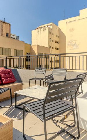 Studio para alugar com 46m², 1 quarto e sem vagaLounge