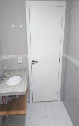 Studio para alugar com 25m², 1 quarto e sem vaga Studio para alugar com 25m², 1 quarto e sem vagaBanheiro
