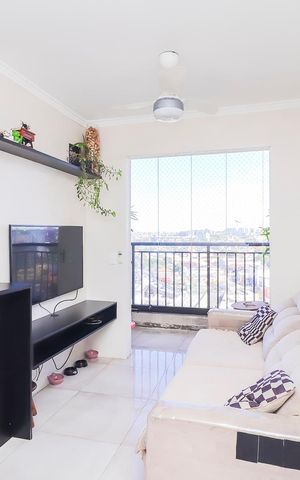 Apartamento à venda com 54m², 2 quartos e 1 vagaSala